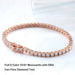 EWYA D Color Moissanite Tennis Bracelet 925 Silver 18K Gold - Samanta Factory