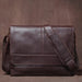 Vintage Leather Satchel Bag – Soft Men’s Crossbody Shoulder Bag SF