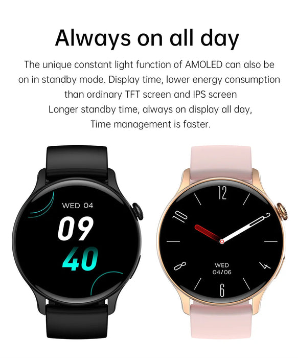 Smart Watch – AMOLED Display with Bluetooth Calling SF
