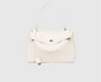 Cow Leather Shoulder Bag – Soft Tote with Large Capacity SF