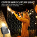 Festive Solar-Powered Curtain Lights with Waterproof Design & Remote Control - Samanta Factory