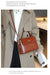 Women’s  Leather Shoulder Bag – Compact Casual Satchel SF