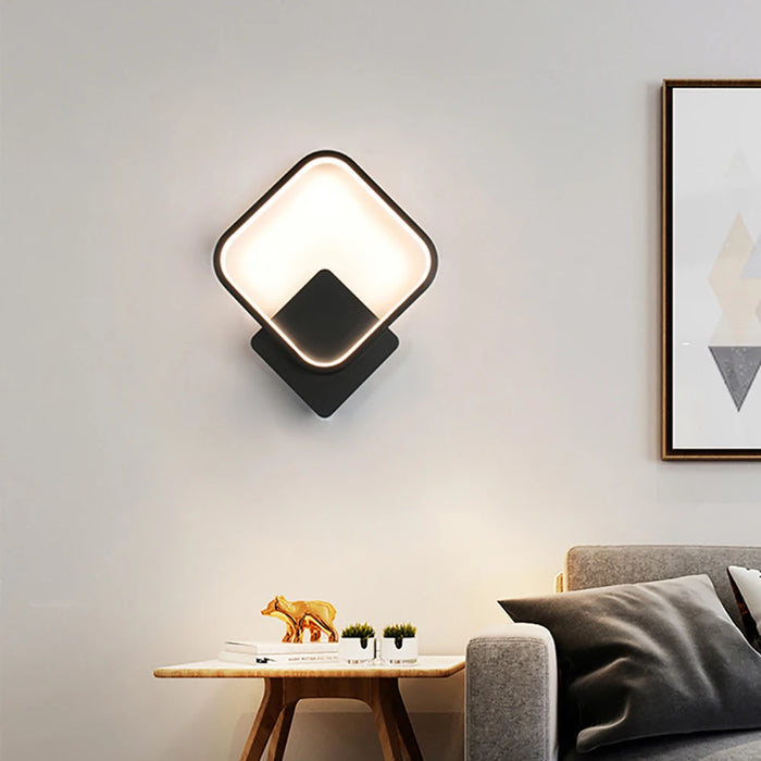 LED Wall Light – 3-Color Dimmable Lighting with Modern Minimalist Design - Samanta Factory