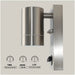 PIR Motion Sensor LED Wall Light – Stainless Steel, Waterproof IP44 Outdoor Lamp - Samanta Factory
