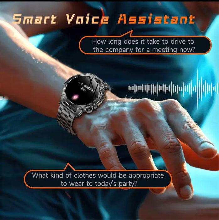 Smart Watch – AMOLED Display with AI Health Tracking SF
