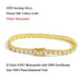 EWYA D Color Moissanite Tennis Bracelet 925 Silver 18K Gold - Samanta Factory