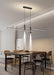 Modern LED Pendant Light – Adjustable Aluminum Chandelier with Dimmable Lighting - Samanta Factory