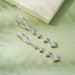 Moissanite Drop Earrings – D-Color Round Cut 925 Sterling Silver SF