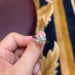 Moissanite Engagement Ring – 2.0ct Round Center Stone SF