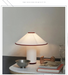 COLETTE Table Lamp – Japanese Wabi-Sabi White Mushroom Design - Samanta Factory