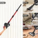 Cordless Vacuum Cleaner – 6-in-1 Stick Vacuum with 15kPa Suction & LED Searchlight SF