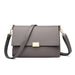 Women’s Genuine Leather Shoulder Bag – Square Ruched Handbag with Hasp Closure - Samanta Factory