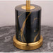 Contemporary LED Floor Lamp – Touch Control with Plated Metal Design - Samanta Factory