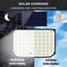 Solar Security Light – 3-Head Motion Sensor with Super Bright 348 LEDs - Samanta Factory