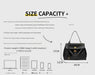 Microfiber Leather Shoulder Bag – Large Square with Lock SF