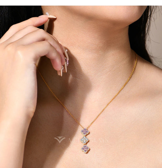 Moissanite Pendant Necklace – VVS1 D Color SF