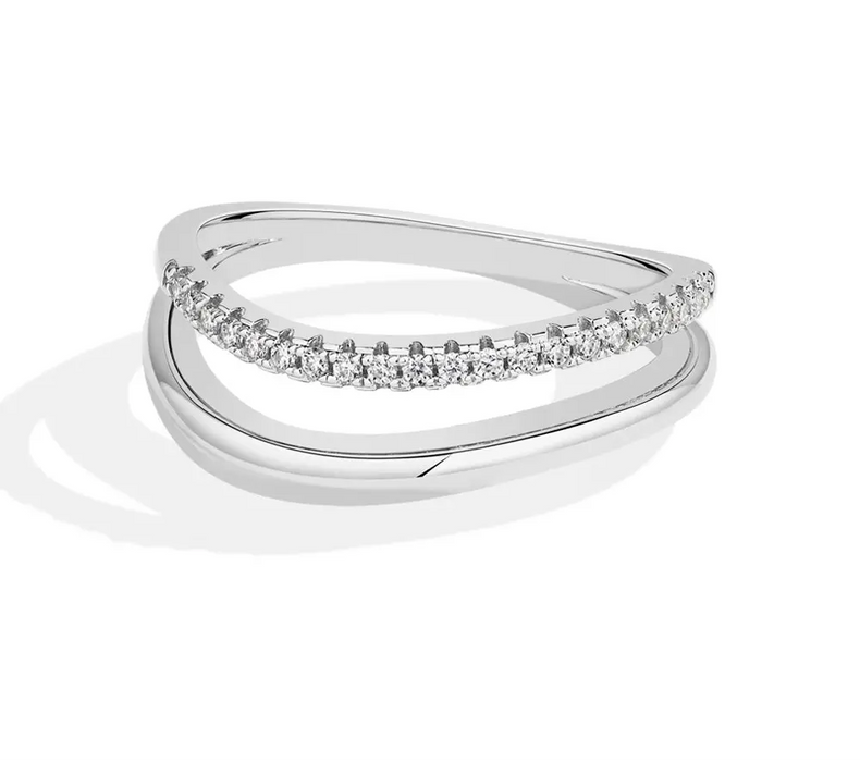 S925 Moissanite Ring – D-Color VVS1 Stone in 18K Gold Plating SF