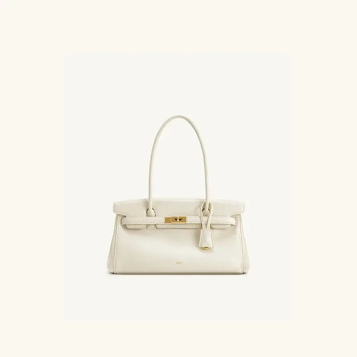 Leather Baguette Bag – Women’s Elegant Shoulder Handbag SF