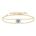 925 Sterling Silver Moissanite Bracelet – 1ct D-Color VVS1 SF
