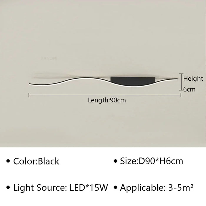 LED Ceiling Light – Simple Line Design for Modern Kitchens, Bedrooms, and Dining Areas - Samanta Factory