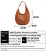 Half-Moon Shoulder Bag – Soft Versatile Leather Handbag for Women - Samanta Factory