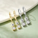 Moissanite Drop Earrings – D-Color Round Cut 925 Sterling Silver SF