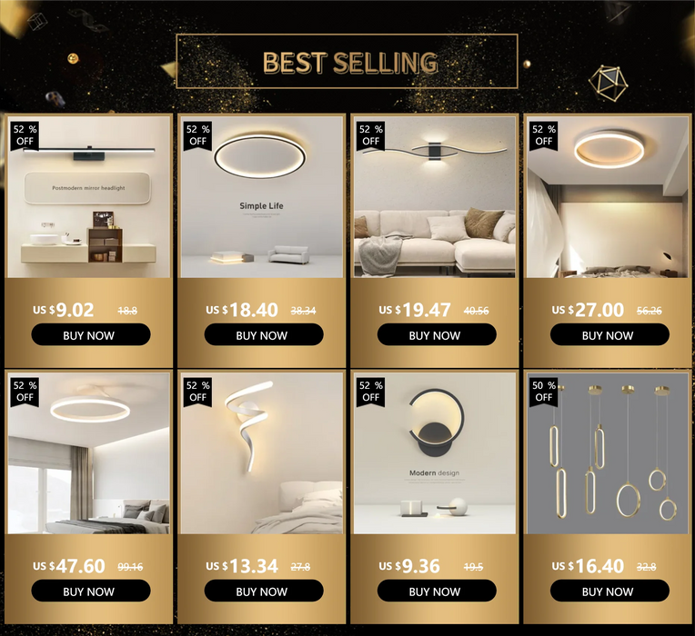 Luxury LED Ceiling Light – Modern Surface-Mounted Fixture for Living Spaces - Samanta Factory