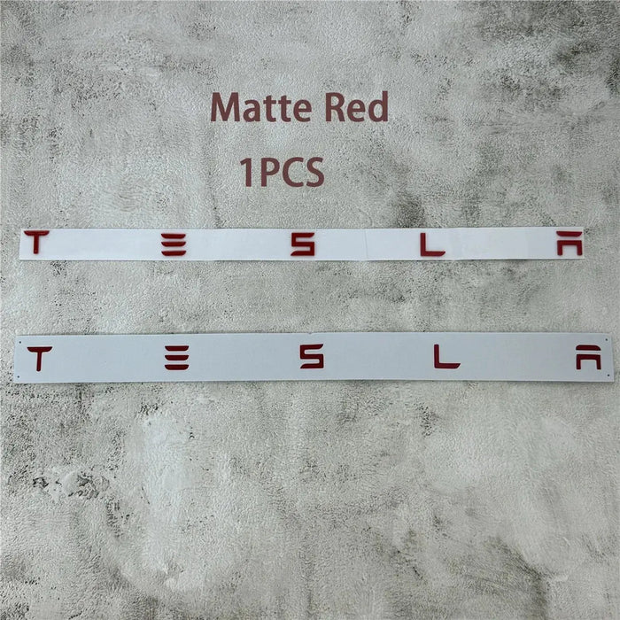 1PCS  Chrome Logo Car Rear Tailgate Sticker Emblem MODEL 3 S X Y accessories Badge Decal - Samanta Factory