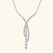 Moissanite Pendant Necklace – 2 Carat D-Color Round Solitaire SF