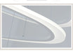 Art Deco Pendant Light – White Acrylic & Iron Chandelier with Remote Control - Samanta Factory