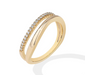 S925 Moissanite Ring – D-Color VVS1 Stone in 18K Gold Plating SF