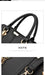 Women’s Large Capacity Boston Handbag – PU Leather Shoulder & Crossbody Tote Bag SF