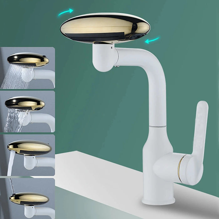 Bathroom Sink Faucet – 4-Mode Water Flow with 360° Swivel & Modern Design - Samanta Factory