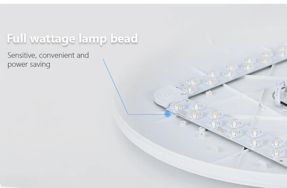 MARPOU Big Size Smart ceiling lamp led lamp for bedroom 80W ceiling lights with Remote control Dimmable led lights for room - Samanta Factory