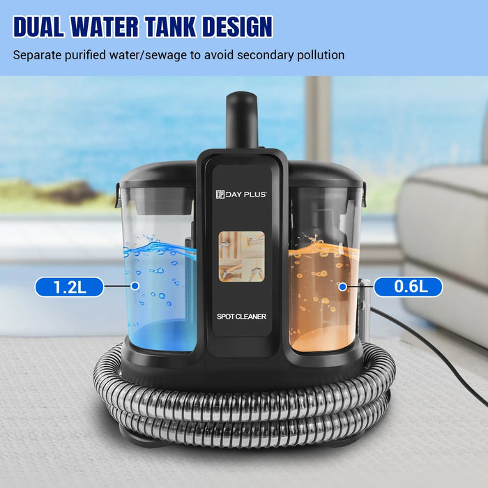 Carpet Spot Cleaner – 450W Portable Upholstery Cleaner with 13kPa Suction & Dual Water Tank SF
