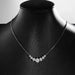 Moissanite Pendant Necklace – 7-Stone 925 Sterling Silver D-Color VVS1 SF