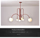 Modern LED Chandelier – Frosted Glass Pendant Light for Elegant Interiors - Samanta Factory
