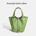Cowhide Leather Bucket Bag – Soft Fashion for Four Seasons SF