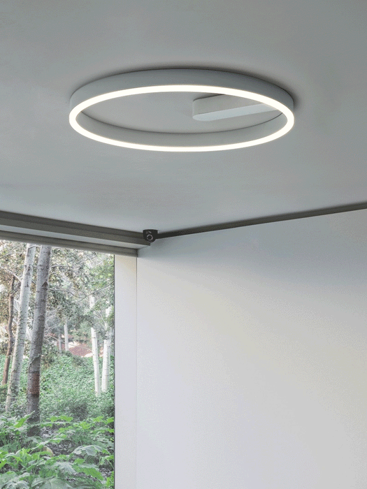 LED Ceiling Light – Modern Surface-Mounted Design with Dimmable Remote Control - Samanta Factory