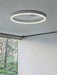 LED Ceiling Light – Modern Surface-Mounted Design with Dimmable Remote Control - Samanta Factory