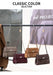 Leather Shoulder Bag - Soft Casual Tote SF