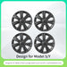 4PCS Wheel Cap Design For Tesla Model Y 2020-2024 19 Inch Right＆Left Hubcaps Cyclone Cover Wheel Cover Replacement Accessories - Samanta Factory