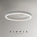 Modern multi-bulb LED ceiling light with polished aluminum finish, remote dimmable control for dining room, bedroom, or study
