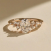 Oval Moissanite Ring – D Color VVS1 Sterling Silver Gold Plated SF