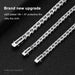 Premium 925 Sterling Silver Round-Cut Moissanite Bracelet for Women SF