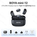 BOYA Mini Wireless Microphone – 2.4GHz Lavalier Mic with Charging Case for iPhone & Android - Samanta Factory