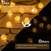 Solar Crystal Globe String Lights – 60 LED Waterproof Fairy Lights with 8 Lighting Modes - Samanta Factory