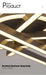 LED Ceiling Light – Modern 4-Bulb Aluminum Fixture for Living Spaces - Samanta Factory