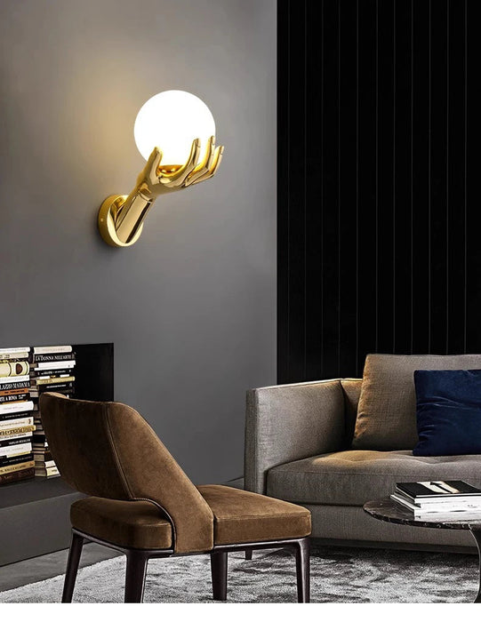 Modern Resin Wall Lamp – G9 LED Indoor Wall Light for Living Room & Bedroom SF