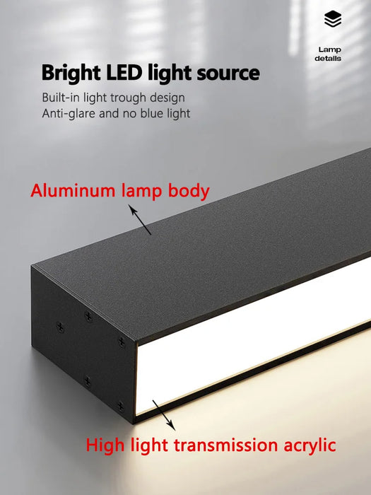 Modern LED Ceiling Light – Sleek Aluminum Design for Home Interiors - Samanta Factory